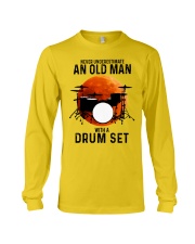 drum-set-old-man Long Sleeve Tee tile