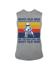 most old men motorcycle drag racing Sleeveless Tee tile
