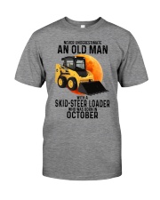 10 Skid-steer loader old man color Premium Fit Mens Tee tile
