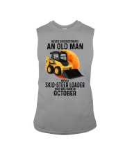 10 Skid-steer loader old man color Sleeveless Tee tile