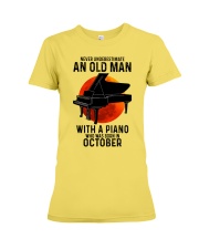 10 piano never old man Premium Fit Ladies Tee tile