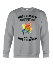 old man piano Crewneck Sweatshirt tile