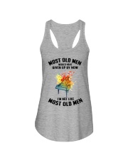 old man piano Ladies Flowy Tank tile