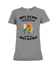 old man piano Premium Fit Ladies Tee tile