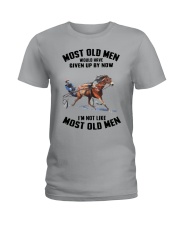 most old men Harness racing Ladies T-Shirt tile