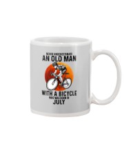 07 cycling never old man Mug tile
