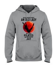 07 pilates old lady Hooded Sweatshirt tile