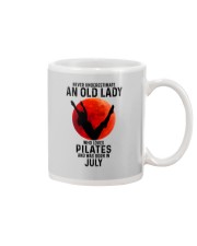 07 pilates old lady Mug tile