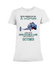 10 drag racing funny Premium Fit Ladies Tee tile