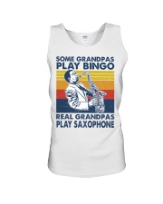Saxophone some grandpas Unisex Tank tile