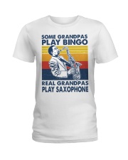 Saxophone some grandpas Ladies T-Shirt tile