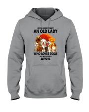 Dogs-old-lady-04 Hooded Sweatshirt tile
