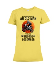 12 motocross olm yl Premium Fit Ladies Tee tile