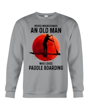 paddle boarding OLD MAN Crewneck Sweatshirt tile