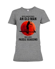 paddle boarding OLD MAN Premium Fit Ladies Tee tile