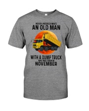 11 dump truck old man color Premium Fit Mens Tee tile