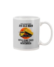 11 dump truck old man color Mug tile