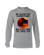 piano talent old man Long Sleeve Tee tile