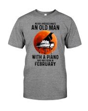 02 piano never old man Premium Fit Mens Tee tile