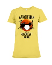 04 drum set olm yl Premium Fit Ladies Tee tile