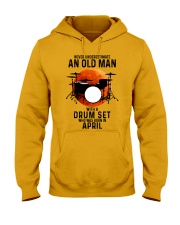 04 drum set olm yl Hooded Sweatshirt tile
