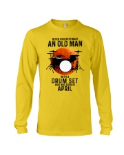 04 drum set olm yl Long Sleeve Tee tile