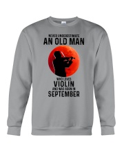 Violin Old Man Never 09 Crewneck Sweatshirt tile