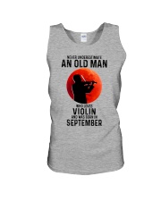 Violin Old Man Never 09 Unisex Tank tile