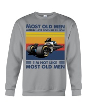 most old men drag racing Crewneck Sweatshirt tile