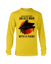 Piano never old man Long Sleeve Tee tile