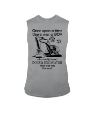 Excavator once upon Sleeveless Tee tile