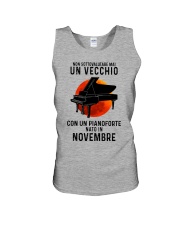 11 piano old man italy Unisex Tank tile