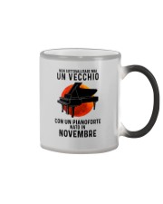 11 piano old man italy Color Changing Mug tile