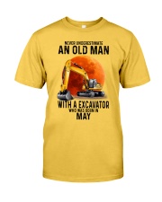 05 excavator old man color Classic T-Shirt front