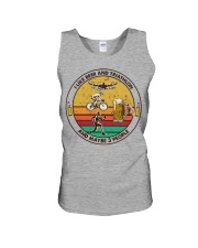i like beer triathlon Unisex Tank tile