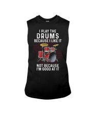 Play because drums Sleeveless Tee tile