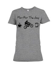 plan for the day-Dirt Bikes Premium Fit Ladies Tee tile