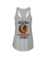 12 native blood old man Ladies Flowy Tank tile