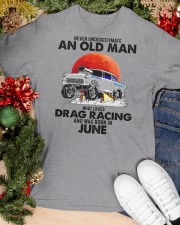 never drag racing-6 Classic T-Shirt apparel-classic-tshirt-lifestyle-front-82