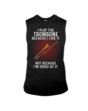 i play trombone Sleeveless Tee tile