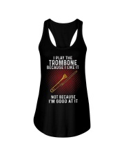 i play trombone Ladies Flowy Tank tile