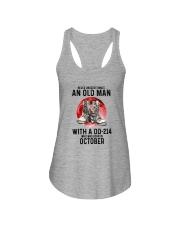 10 DD-214 old man Ladies Flowy Tank tile