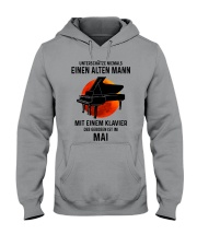05 piano old man german Hooded Sweatshirt tile