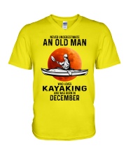 never-old-men-kayaking-12 V-Neck T-Shirt tile