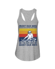 most old men DJ Mix Ladies Flowy Tank tile