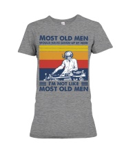 most old men DJ Mix Premium Fit Ladies Tee tile