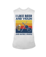 Violin I Like Beer Sleeveless Tee tile