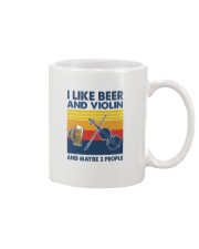 Violin I Like Beer Mug tile