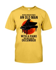 12 piano never old man Classic T-Shirt front