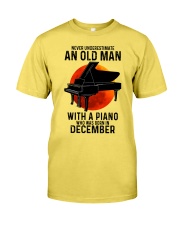 12 piano never old man Premium Fit Mens Tee tile